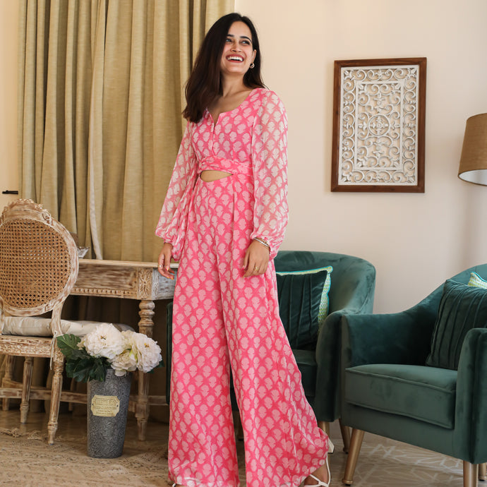 Confetti Chiffon Jumpsuit